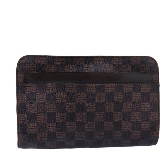 LOUIS VUITTON Damier Ebene Saint Louis Clutch Bag N51993 LV Auth am6670 - Picture 1 of 16